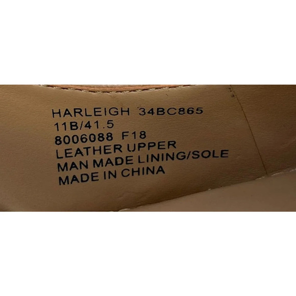 BCBGeneration Womens 11 Shell Pink Harleigh Leather Pointed Pump NEW FLAW - Picture 7 of 14